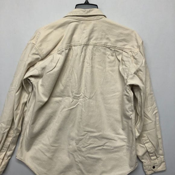 Vintage Gap Men Long Sleeve Cotton Button Snap Shirt Top Size Medium M098 -7 - Picture 8 of 9